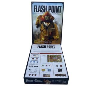 Flash Point Fire Rescue Board Game 2011 Lone Oak Games CIB Complete